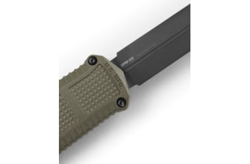 Image of Benchmade Claymore OTF Dagger Automatic Folding Knife, 3.89in, CPM-D2 Steel, Dagger Blade, Grivory Ranger Green, 3370GY-1