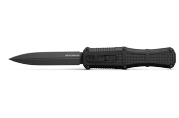 Image of Benchmade Claymore OTF Dagger Automatic Folding Knife, 3.89in, CPM-D2 Steel, Dagger Blade, Grivory Black,  3370GY