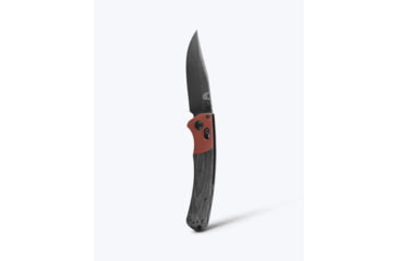 Image of Benchmade Crooked River Folding Knife, 4 in, CPM MagnaCut Stainless Steel, Clip Point, 6061-T6 Aluminum, Burnt Copper/ Black, 15080BK-04