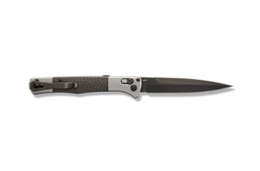 Image of Benchmade Fact Auto Axis Automatic Folding Knife, 3.95in CPM-S90V Super Premium Stainless Steel Spear Point Blade, 6061-T6 Aircraft Aluminum Handle, 4170BK
