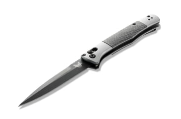 Image of Benchmade Fact Auto Axis Automatic Folding Knife, 3.95in CPM-S90V Super Premium Stainless Steel Spear Point Blade, 6061-T6 Aircraft Aluminum Handle, 4170BK