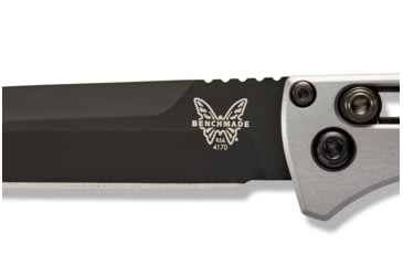Image of Benchmade Fact Auto Axis Automatic Folding Knife, 3.95in CPM-S90V Super Premium Stainless Steel Spear Point Blade, 6061-T6 Aircraft Aluminum Handle, 4170BK