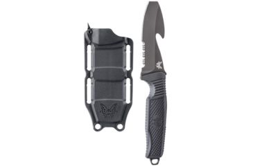 Image of Benchmade H2O Fixed Blade Knife, Serrated Black Blade, 112SBK-BLK