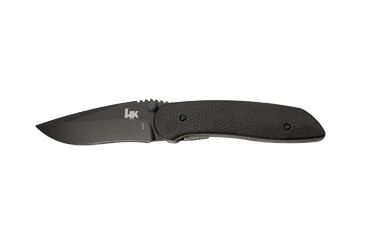 Image of Heckler &amp; Koch 14950 Fugitive Folding Knife w/ Plain Edge BK Blade &amp; Black Handle 14950BK