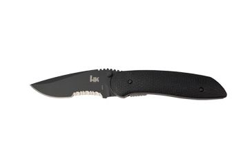 Image of Heckler &amp; Koch 14950 Fugitive Folding Knife w/ Combo Edge BK Blade &amp; Black Handle 14950SBK