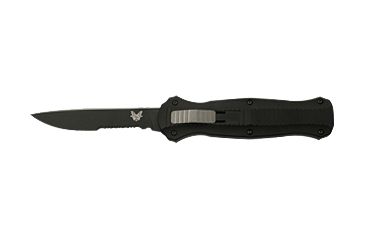 Image of Benchmade Infidel Out the Front Drop Point Knife, Combo Edge, BK1 Blade 3310SBK