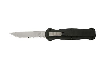 Image of Benchmade Infidel Out the Front Drop Point Knife, Combo Edge, Satin Blade 3310S