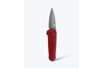 Image of Benchmade Lowden Folding Knife, 2.79in, M390 Stainless Steel, Spear-Point, 6061-T6 Aluminum, Phoenix Red, 491GY-01