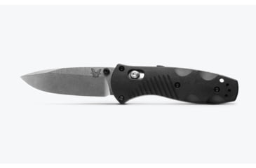 Image of Benchmade Mini-Barrage Folding Knife, Plain Edge, Satin Blade 585