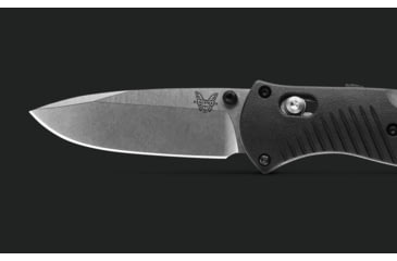 Image of Benchmade Mini-Barrage Folding Knife, Plain Edge, Satin Blade 585
