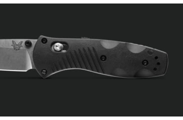 Image of Benchmade Mini-Barrage Folding Knife, Plain Edge, Satin Blade 585