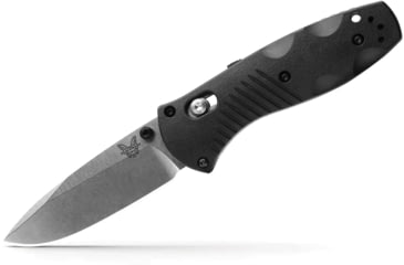 Image of Benchmade Mini-Barrage Folding Knife, Plain Edge, Satin Blade 585