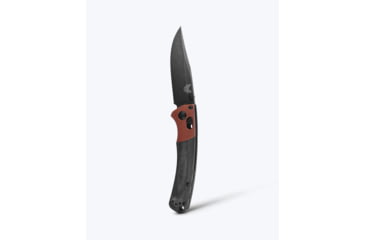 Image of Benchmade Mini Crooked River Folding Knife, 3.4in, CPM-Magnacut Stainless Steel, Clip-Point, 6061-T6 Aluminum, Burnt Copper/ Black, 15085BK-04