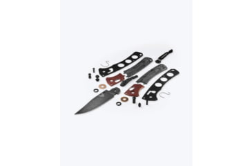 Image of Benchmade Mini Crooked River Folding Knife, 3.4in, CPM-Magnacut Stainless Steel, Clip-Point, 6061-T6 Aluminum, Burnt Copper/ Black, 15085BK-04