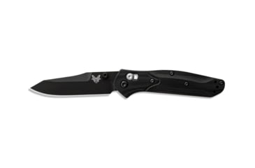 Image of Benchmade Mini Osborne Axis Folding Knife, 2.92in CPM-S30V Stainless Steel Reverse Tanto Blade, Black G10 Handle, 945BK-1