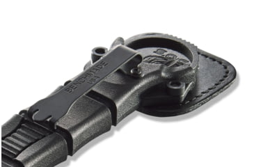 Image of Benchmade Mini SOCP Fixed Blade Knife, 2.22in 440C Stainless Steel Spear Point Blade, Stainless Steel, Black Costed Handle, 177BK