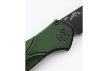 Image of Benchmade Osborne Automatic Folding Knife, 3.4 in, CPM-S30V Steel, Tanto, Green, 9400BK