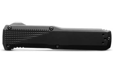 Image of Benchmade 4600 Phaeton Automatic Folding Knife, 3.45 in, CPM-S30V, Clip-Point, Black Anodized Handle, 4600DLC
