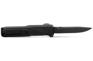 Image of Benchmade 4600 Phaeton Automatic Folding Knife, 3.45 in, CPM-S30V, Clip-Point, Black Anodized Handle, 4600DLC