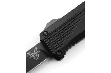 Image of Benchmade 4600 Phaeton Automatic Folding Knife, 3.45 in, CPM-S30V, Clip-Point, Black Anodized Handle, 4600DLC