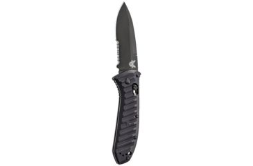 Image of Benchmade PRESIDIO II, AUTO AXIS - Serated, Black, 5700SBK