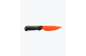 Image of Benchmade Raghorn Fixed Blade Knife, 4in, CPM-Cru-Wear Tool Steel, Drop Point Blade, Carbon Fiber 3K Twill, Black/Orange Handle, 15600OR