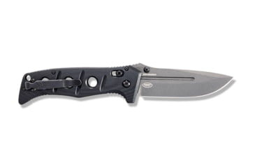 Image of Benchmade Sibert Adamas Axis Stud Folding Knife, 3.82in CPM-CruWear Steel Drop Point Grey Coated Blade, Contoured G-10 Handle, 275GY-1
