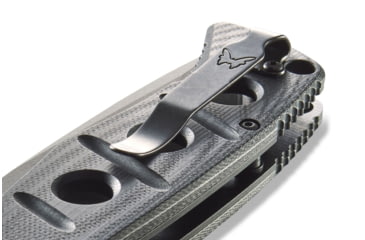 Image of Benchmade Sibert Adamas Axis Stud Folding Knife, 3.82in CPM-CruWear Steel Drop Point Serrated Grey Coated Blade, Contoured G-10 Handle, 275SGY-1