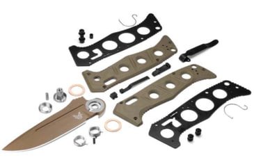 Image of Benchmade Sibert Auto Adamas Axis Stud Automatic Folding Knife, 3.8in CPM-CruWear Steel Drop Point Flat Earth Coated Blade, G10 Handle, 2750FE-2