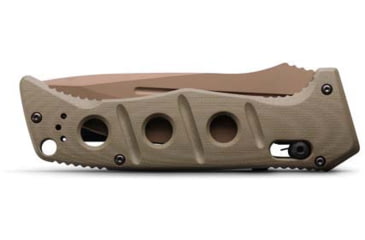 Image of Benchmade Sibert Auto Adamas Axis Stud Automatic Folding Knife, 3.8in CPM-CruWear Steel Drop Point Flat Earth Coated Blade, G10 Handle, 2750FE-2