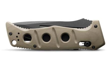 Image of Benchmade Sibert Auto Adamas Axis Stud Automatic Folding Knife, 3.8in CPM-CruWear Steel Drop Point Grey Coated Blade, G10 Handle, 2750GY-3