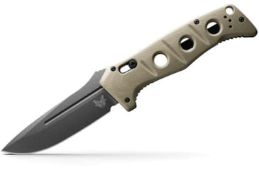 Image of Benchmade Sibert Auto Adamas Axis Stud Automatic Folding Knife, 3.8in CPM-CruWear Steel Drop Point Grey Coated Blade, G10 Handle, 2750GY-3