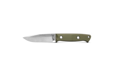 Image of Benchmade Sibert Bushcrafter Fixed Blade Knife, 4.38in, CPM-S30V Super Premium Stainless Steel, Green, 163-1