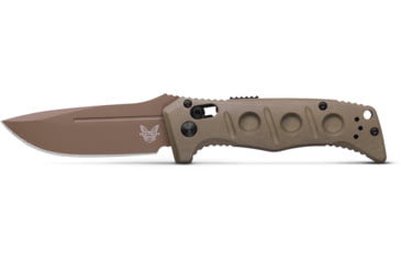 Image of Benchmade Sibert Mini Auto Adamas Automatic Folding Knife, 3.25in, CPM MagnaCut, Drop Point, OD Green G10 Handle, 2730FE-2