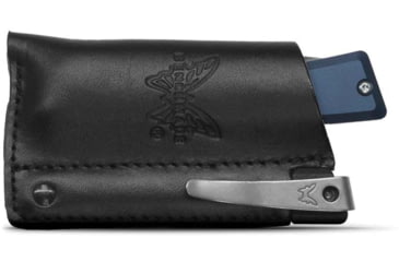 Image of Benchmade Successor Folding Knife, 2.56in, M390 Stainless Steel, Drop-Point, 6061-T6 Aluminum, Ash Gray/ Crater Blue, 315