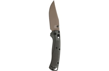 Image of Benchmade Taggedout Folding Knife, 3.5 in, Elmax Stainless Powder Steel, Clip Point Blade, Grivory, Tan Handle, 15536TN-02