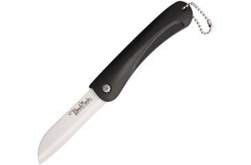 Image of Benchmark Ceramic Folder Black Handle Folding Knife,3in,Black,Composition Handle BMK062