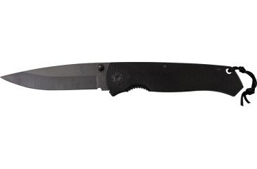 Image of Benchmark Ceramic Linerlock, black ceramic Blade, Black textured Carbon fiber Handle BMK008