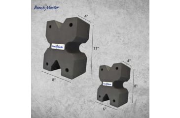 Image of BenchMaster X-Block Shooting Rest Combo Pack Mini, Black, BMWRXBLKCOMBO