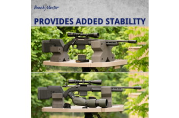 Image of BenchMaster X-Block Shooting Rest Combo Pack Mini, Black, BMWRXBLKCOMBO