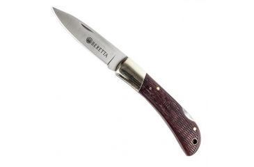 Image of Beretta Multi-Use Hunting Folding Knife, 2.95in, AISi 440B, Brown Cocobolo Wood Hande, 126/1LGP