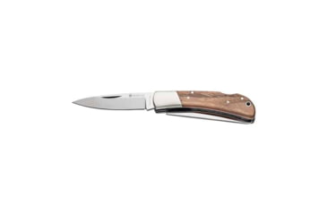Image of Beretta Nyala Lockback Folding Knife, Satin finish 440 stainless spear and bird hook bla, Walnut handle, CO251A273508B4