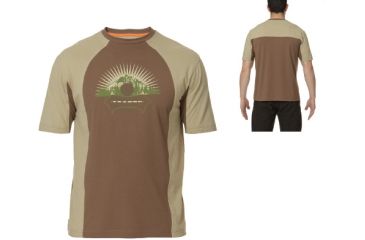 Image of Beretta Summer Multi-Climate T-Shirt, Olive Gray, Small TSC172380807S