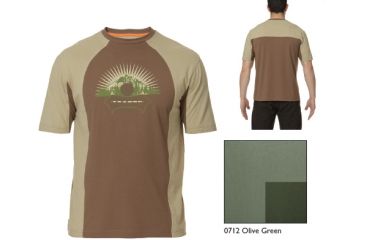 Image of Beretta Summer Multi-Climate T-Shirt, Olive Green, Small TSC172380712S