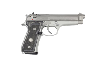 Image of Beretta Wood Pistol Grip w/ Medallion, 92/96, Grey, E01439