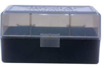 Image of Berrys 29682 405 Ammo Box 223 Rem,5.56x45mm NATO 50rd Smoke Lid W/Black Bottom