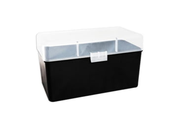 Image of Berrys Manufacturing Mfg 412 Clear Ammo Flip Top Box Holds 50 Rounds - .300 Ultra, 71156