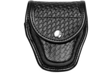 Image of Bianchi 7917 Double Cuff Case - Plain Black, Chrome 22185