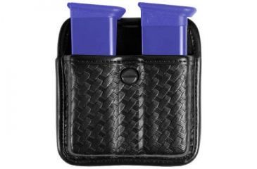 Image of Bianchi 7922 Triple Threat II Magazine Pouch - Plain Black 22690