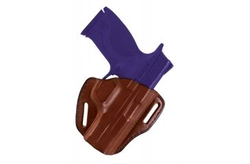 Image of Bianchi Model 58 P.I. Open-Top Belt Slide Holster, For Gov't 1911, Comdr, Officers' ACP, Right, Black, 24994